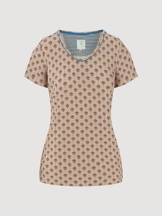Vrouwenpyjama T-shirt Toy Jaipur Flower van viscose