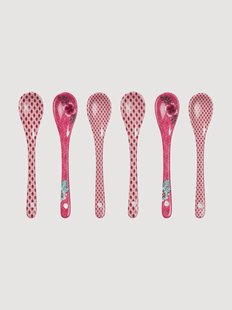 Theelepels Oriental Flower, 6-delig