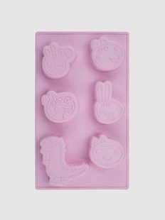 Siliconen bakvorm Peppa &amp; Friends