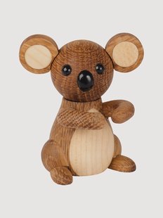 Handgemaakt decoratief object Joey van eikenhout