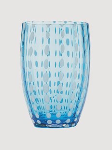Handgemaakte glazen tumblers Perle, 2-delig