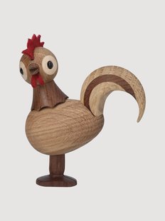 Handgemaakt decoratief object Rise van essenhout
