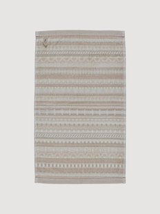 Gastendoek Geometric Print van velours &amp; terrykatoen