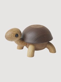Handgemaakt decoratief object Speedy van eikenhout