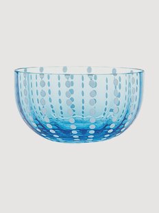 Handgemaakte kleine glazen schalen Perle, 6-delig