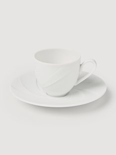 Espressokopjes Adonis met schoteltjes, 4-delig