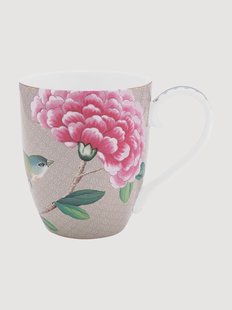 Grote koffiemokken Blushing Brids, 6-delig