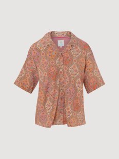 Vrouwenpyjamahemd Flora Ornamento van viscose