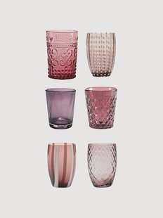 Handgemaakte tumblers Melting Pot, 6-delig