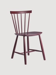 J46 - stoelen - 2 stuks - zwartrood - Nordic Swan Ecolabel
