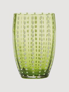 Handgemaakte glazen tumblers Perle, 2-delig