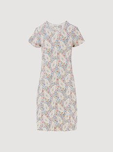 Dames kort nachtjapon Djoy Kairi Bloom van viscose