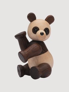 Handgemaakt decoratief object Pixi van esdoornhout