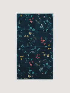 Handdoek Les Fleurs van fluweel en handdoeken katoen