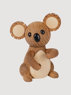 Handgemaakt decoratief object Matilda van eikenhout