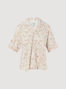 Dames pyjamashirt Flora Little Delhi van viscose