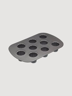 Set van 9 non-stick Canel&eacute; bakvormpjes Cara
