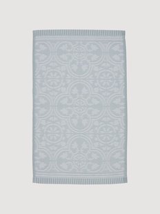 Jacquard katoenen terry gastendoekje Tile de Pip