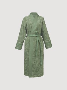 Katoenen badjas Jasmin Jacquard, in verschillende maten