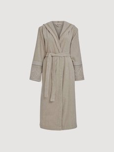 Dames katoenen jacquard terry badjas Soft Zellige, in verschillende maten