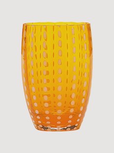 Handgemaakte glazen tumblers Perle, 2-delig