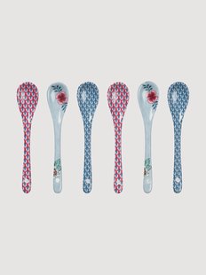 Theelepels Oriental Flower, 6-delig