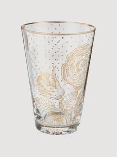 Longdrinkglazen Golden Flower, 6-delig