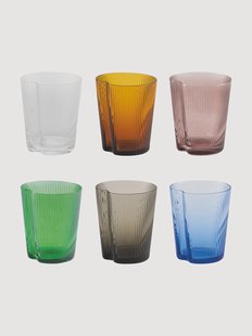 Handgemaakte tumblers Handy, 6-delig