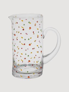 Glazen karaf Fruit Ete, 1L, 2-delig