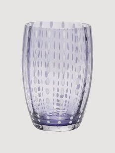 Handgemaakte glazen tumblers Perle, 2-delig