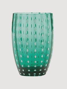 Handgemaakte glazen tumblers Perle, 2-delig