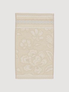 Katoenen terry gastendoek Jasmin Jacquard