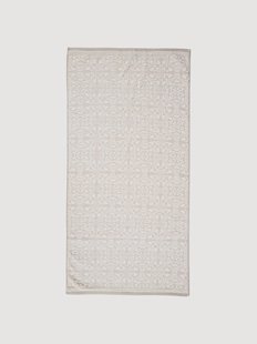 Badhanddoek Tile van velours &amp; terrykatoen