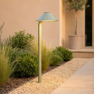Capelo LED grondspies lamp, lichtgroen, hoogte 78 cm, IP65 - Lindby - Modern - Aluminium - 1 lamp