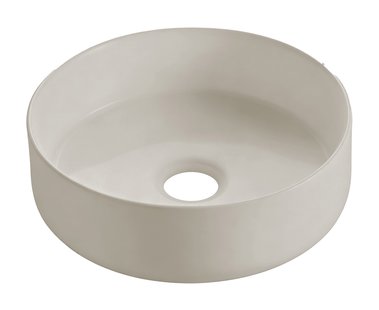 Waskom Wiesbaden Colosso Rond 36x12cm Keramiek Beige