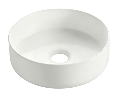 Waskom Wiesbaden Colosso Rond 36x12cm Keramiek Mat Wit