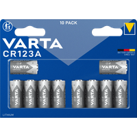 Varta Lithium Cylindrical CR123A BLI 10 stuks