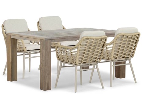 Coco Antoni/Brighton 165 cm dining tuinset 5-delig