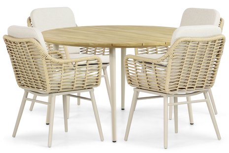 Coco Antoni/Montana 130 cm dining tuinset 5-delig