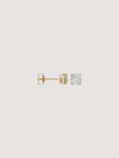 Oorbel Single met diamanten, 0.2 karaat