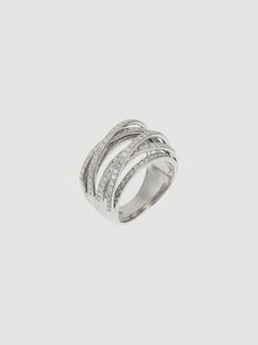 Ring New Entrelacs Candides met diamanten, 0.99 karaat