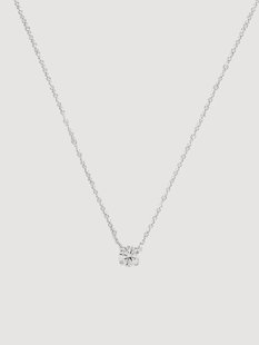 Witgouden Imp&eacute;rial ketting met diamanten