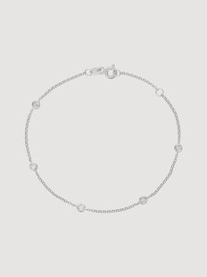 Witgouden armband Sunshine met diamanten