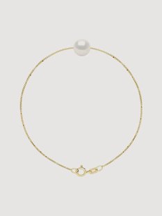 Geelgouden armband Judith met parel