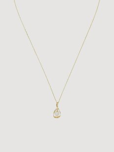 Geelgouden hanger Angelina, met parel