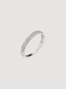 Witgouden ring Alliance Granit&eacute; met diamanten