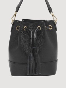 Leren buideltas Mini Livy