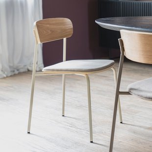 By-Boo Eetkamerstoel 'Skola' kleur Beige