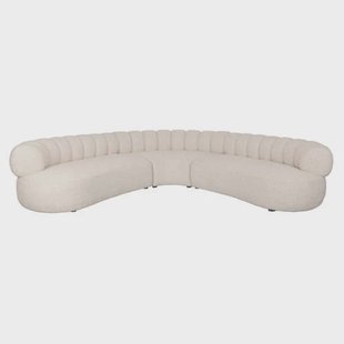 Dutchbone Duvane 7-Zitsbank/ Hoekbank Beige