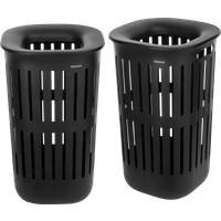 Brabantia Collect-It Wasmand 55 liter - Set van 2 -  Black